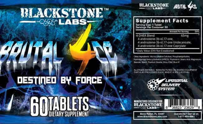 Brutal 4CE muscle building supplement